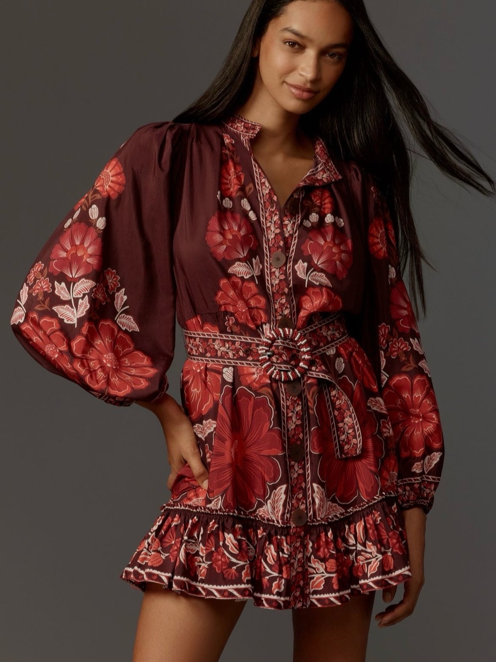 Farm Rio Gigi Tapestry Mini Dress - NWT
